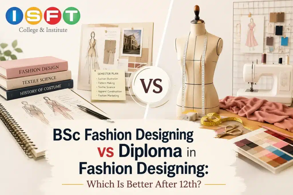 BSc Fashion Designing vs Diploma in Fashion Designing: Which Is Better After 12th?
