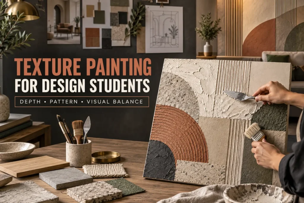 Texture Painting for Design Students: Depth, Pattern and Visual Balance