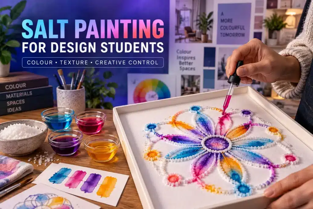 Salt Painting for Design Students