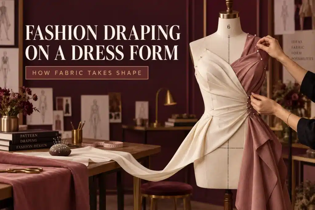 Fashion Draping on Dress Form: How Fabric Takes Shape